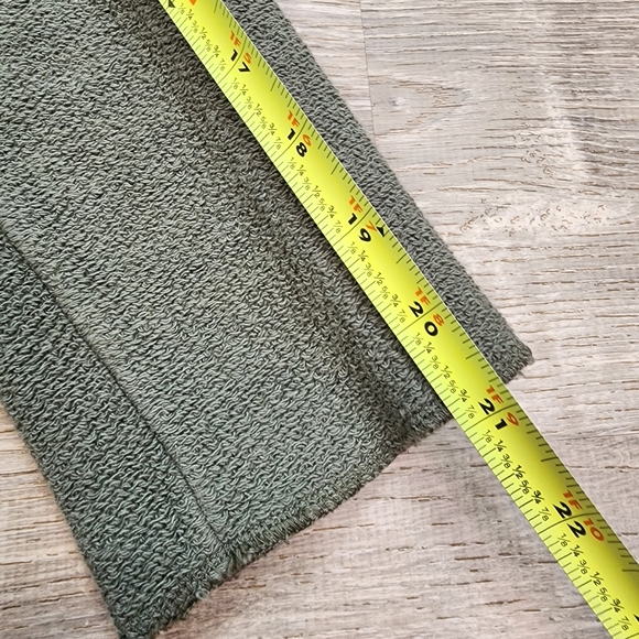 BE GOOD Organic Cotton Grean Open Face Cardigan Jacket Size Medium - Picture 12 of 16